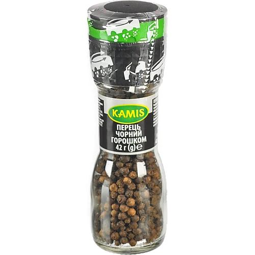 Перець чорний горошком Kamis млинок 42г