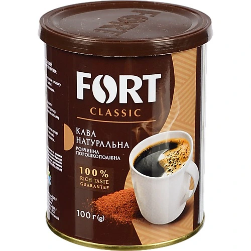 Кава Форт 100г розчинна ж.б