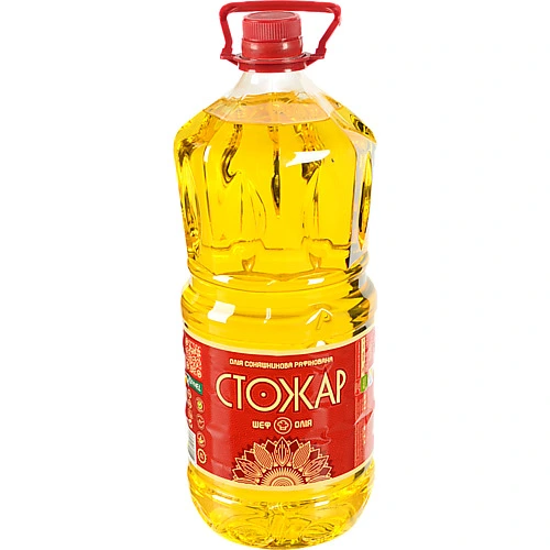 Олія Стожар 3л соняшникова раф.пет
