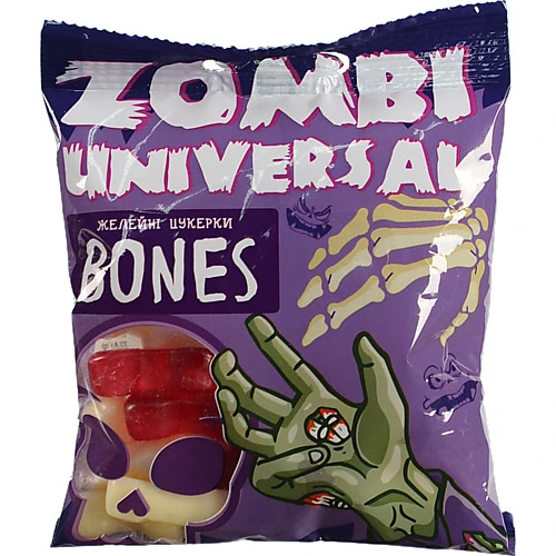 Цукерки желейні Zombi Universal 70г bones