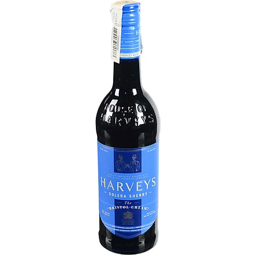 Вино Херес Харві 0.75л брістоль крем бiле кріплене