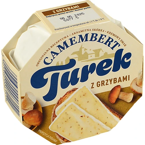 Сир м'який з пліснявою Із грибами Camembert Turek к/у 120г