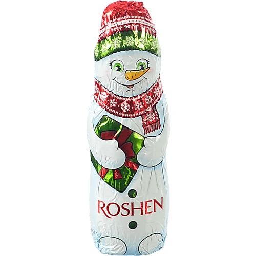 Фігура з молочного шоколаду Сніговик Roshen м/у 45г
