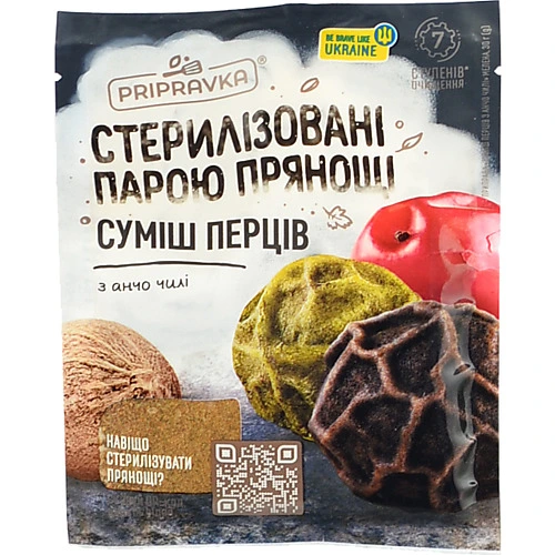 Приправа з анчо чилі Суміш перців Pripravka м/у 30г