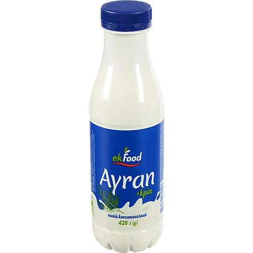 Айран Ekfood 420г нежирний кріп