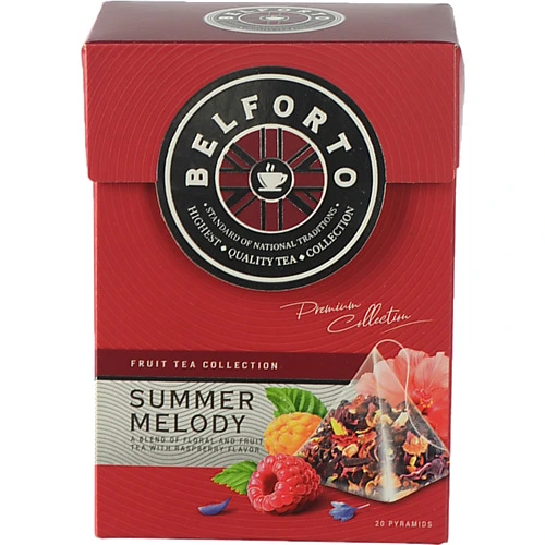 Чай Belforto 20п квітково фруктовий аромат малини