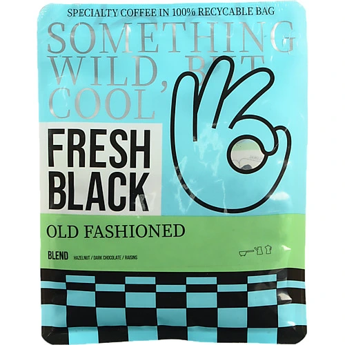 Кава Fresh Black 200г blend old fashioned зерно