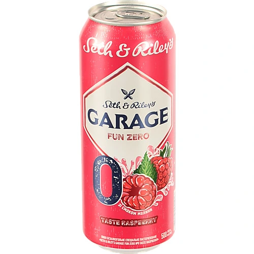 Пиво безалкогольне Seth&Riley's Garage Fun Zero 0 Taste Raspberry 500мл