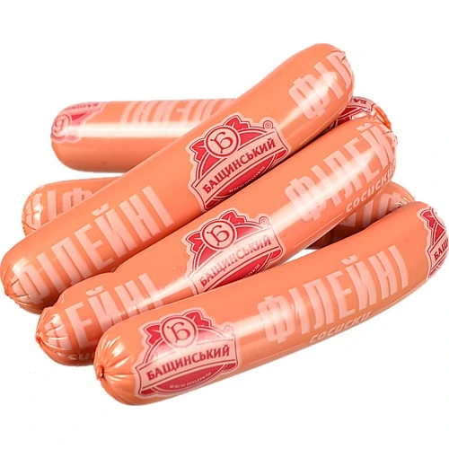 Сосиски [Бащинськийk [Філейніk, першого ґатунку