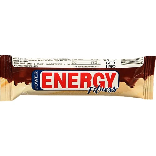 Батончик-мюслі Power Energy 30г суфле шоколадна глазур
