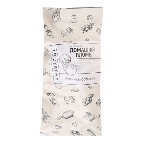 Морозиво Jeremy 100г пломбір в цукровому конусі