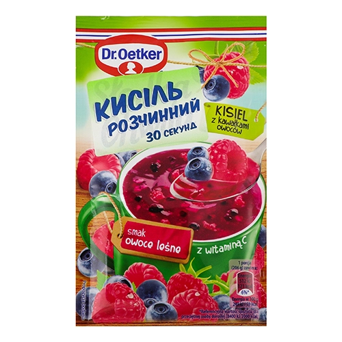 Кисіль Dr.Oetker 31.5г шматочки лісових ягід