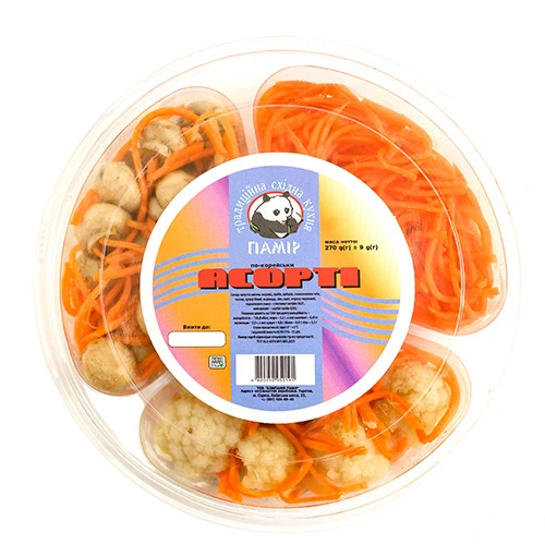 Асорті Памір 270г овочеве по-корейськи