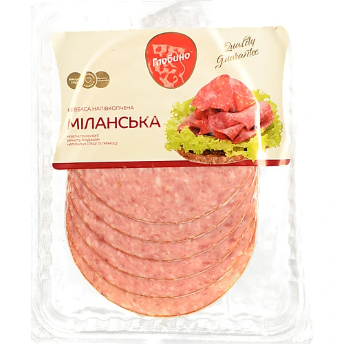 Ковбаса Міланська Глобино напівкопчена 105г
