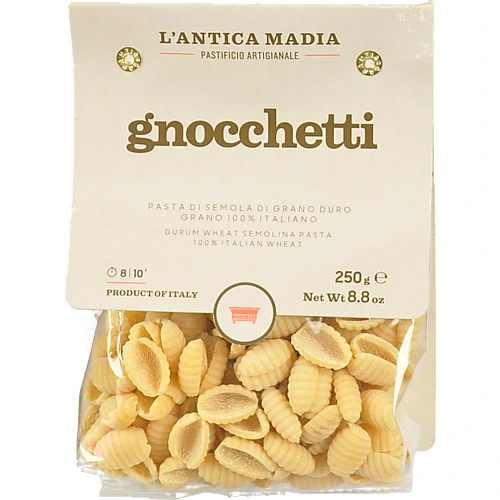 Паста Lantica Madia 250г з твердих сортів пшениці Gnocchetti