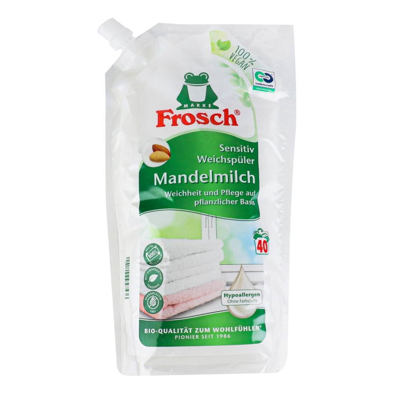 Кондиціонер-ополіскувач для білизни Мигдальне молочко Frosch 1000мл