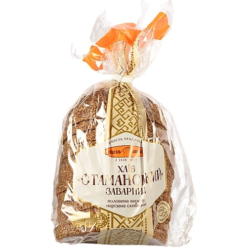 Хліб [Київхлібk [Отаманський заварнийk половинка в нарізці, 350 г