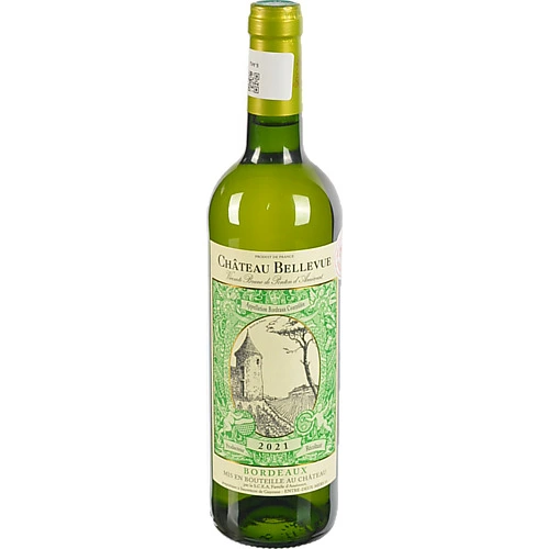 Вино Chateau Bellevue Blank 0.75л Шато Бельвю сухе біле