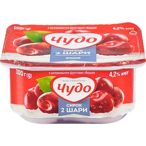 Сирок Чудо 4.2% Вишня 115г