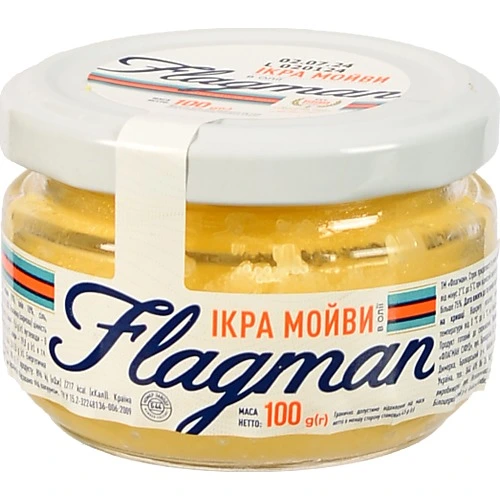 Ікра мойви в олії Flagman 100г