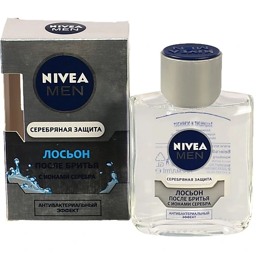 Лосьйон п.гоління Нівея 100мл срібний захист