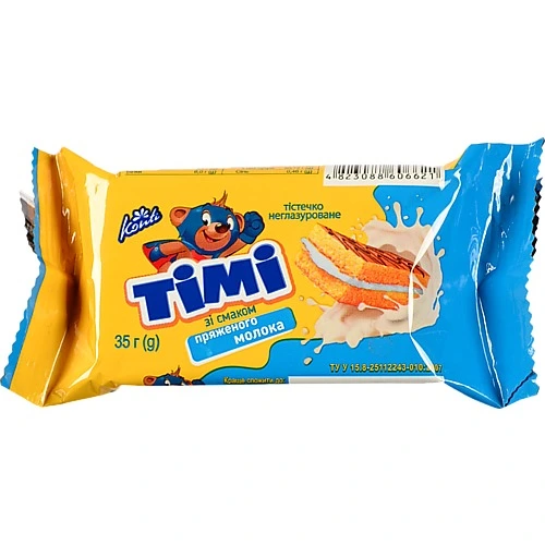 Тістечко Tімі 35г пряжене молоко