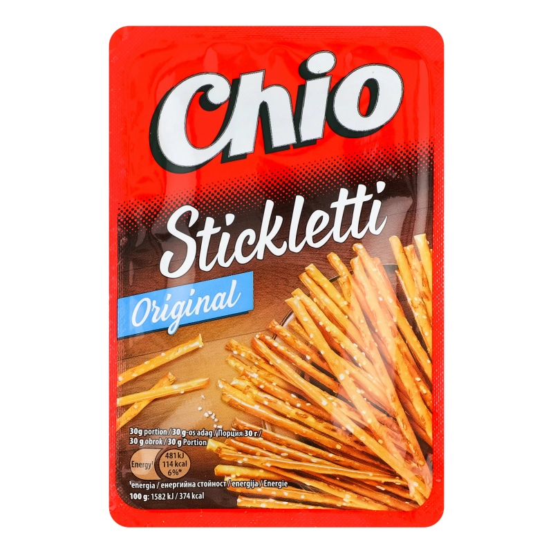 Соломка солона Original Stickletti Chio п/у 125г