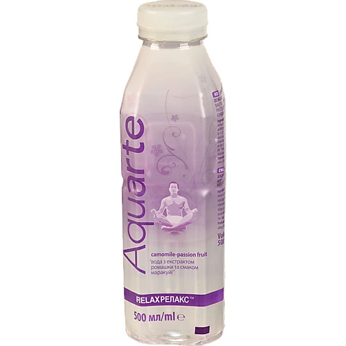 Напій безалкогольний з екстрактом ромашки та смаком маракуйї Relax Aquarte п/пл 0.5л