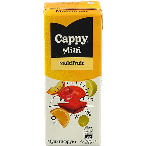 Нектар Cappy Mini 0.2л мультифрукт