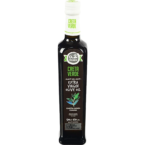 Олія оливкова Creta Verde 0.5л преміум 0.2