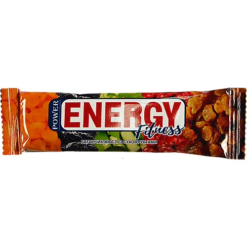 Батончик-мюслі Power Energy 30г сухофрукти