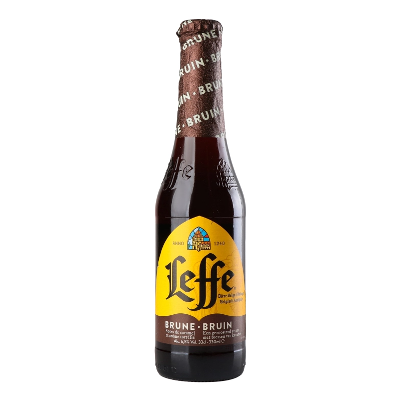 Пиво Leffe Brune 0.33л темне абатське