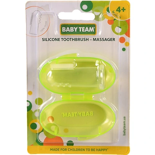 Зубна щітка Baby Team силікон контейнер