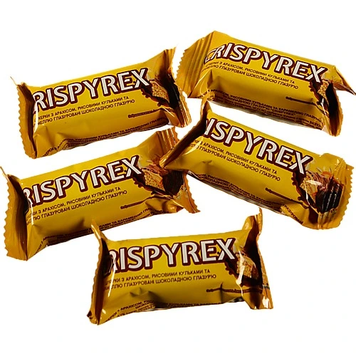 Цукерки Crispyrex рисові кульки карамель