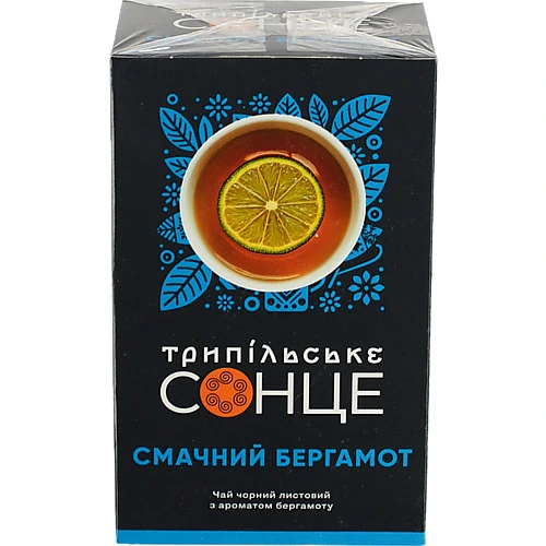 Чай чорн[Смачний Бергамотk ТМ [Трипільське Сонцеk 80 г