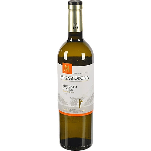 Вино Mezzacorona 0.75л Москато Гьялло Носіо біле напівсолодке