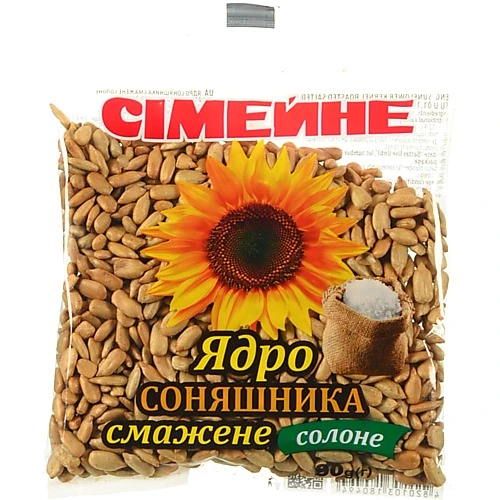 Ядро соняшника смажене солоне Сімейне м/у 90г