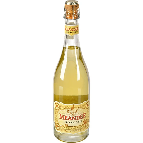 Вино Meander 0.75л Moscato White напівсолодке ігристе
