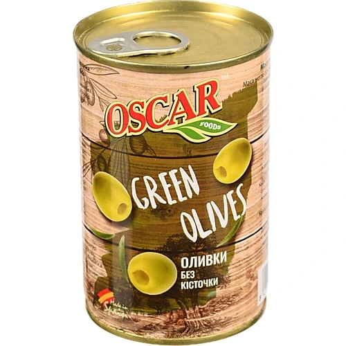 Оливки без кісточки Oscar з/б 314мл