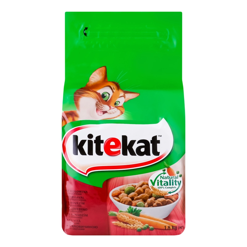 Корм Кітікет 1.8кг яловичина з овочами