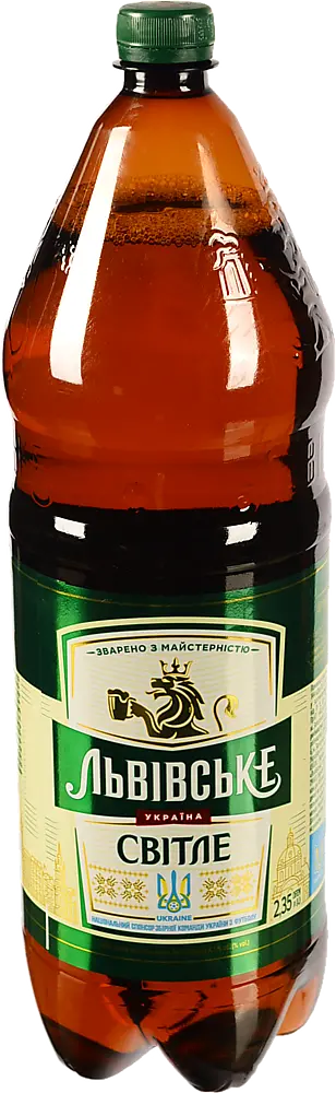 Пиво Львівське 2.35л світле пастеризоване 4.3%