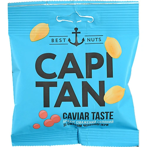 Арахіс смажний солоний зі смаком червоної ікри Capitan м/у 30г