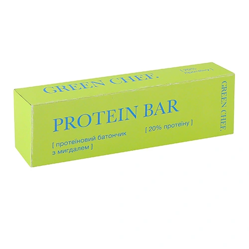Батончик Green Chef протеїновий з мигдалем, 45 г