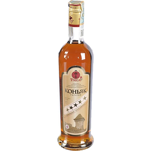 Коньяк Тиса 0.5л 5 зірок