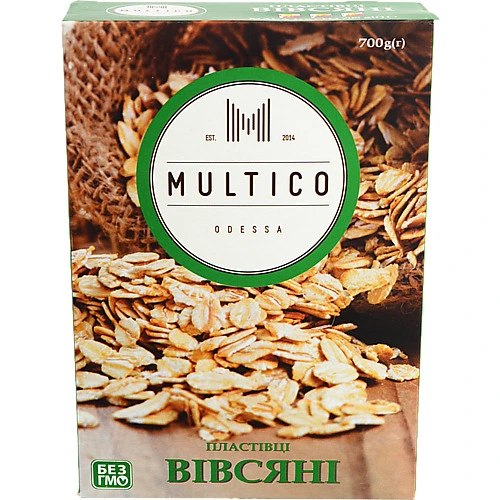 Пластівці Multico 700г вівсяні