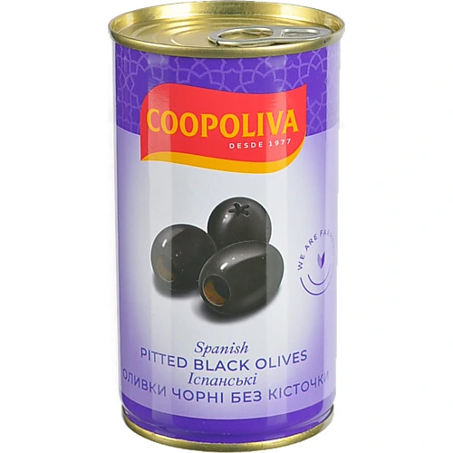 Маслини без кісточки Coopoliva з/б 350г