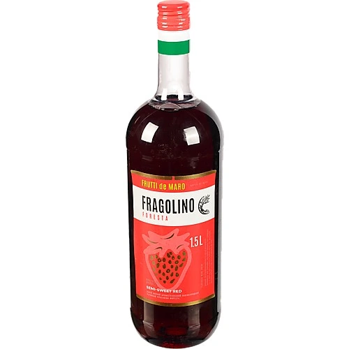 Напій винний 1.5л 8.5% червоний напівсолодкий ароматизований Fragolino Foresta Frutti de Maro