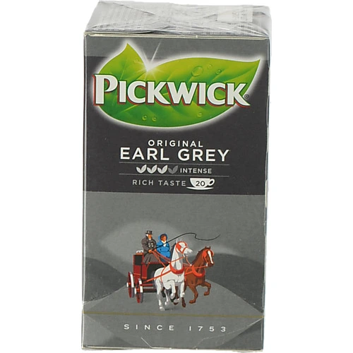 Чай чорний з ароматом бергамоту Earl Grey Original Pickwick 20х2г
