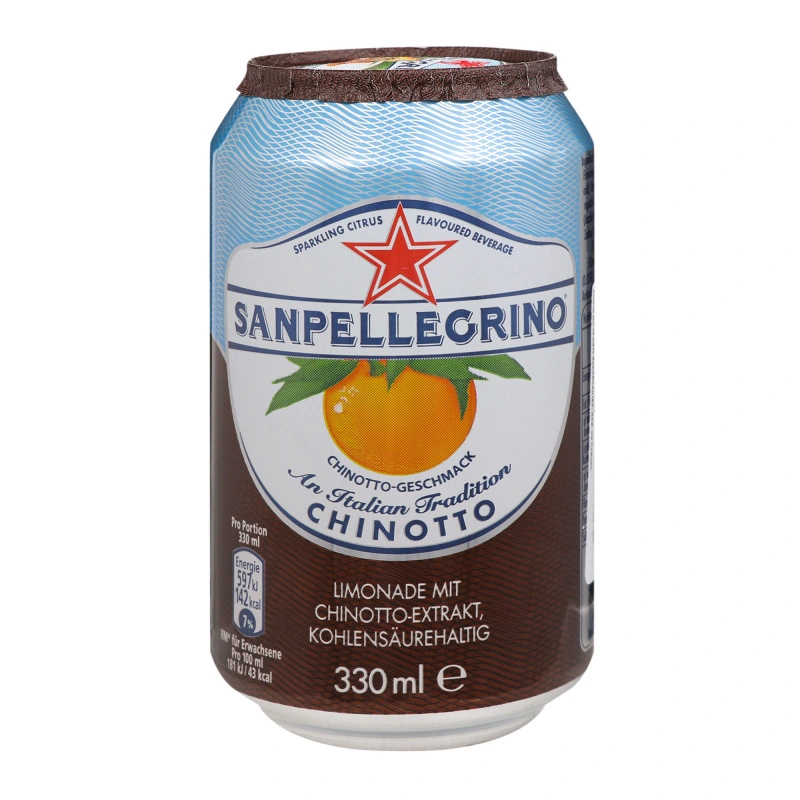 Напій безалкогольний газований Chinotto Sanpellegrino з/б 330мл