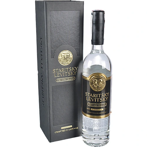 Горілка Старицький Левицький 0.7л подарункова коробка